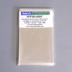 4 Bar Greeting Card Sleeves with Re